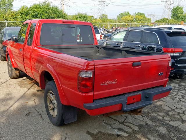 1FTZR45E04PB20922 - 2004 FORD RANGER SUP RED photo 3