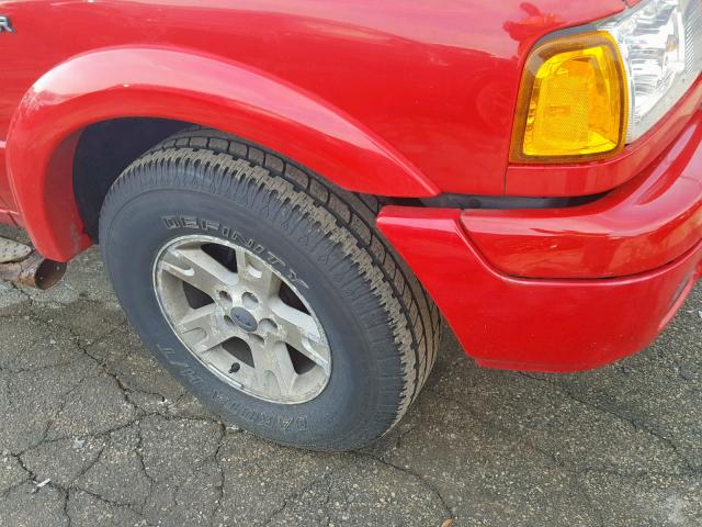 1FTZR45E04PB20922 - 2004 FORD RANGER SUP RED photo 9