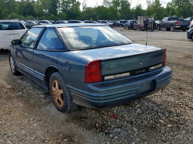 1G3WH12M8VF330885 - 1997 OLDSMOBILE CUTLASS SU BLUE photo 3