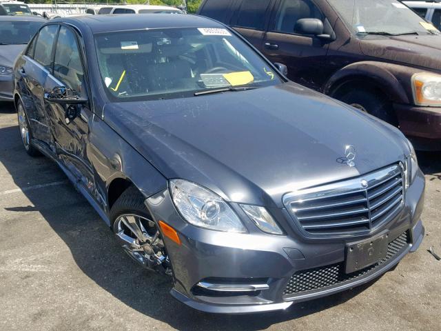 WDDHF5KB1DA696323 - 2013 MERCEDES-BENZ E 350 BLUE photo 1