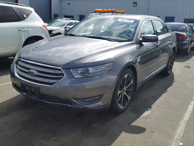 1FAHP2E8XEG110261 - 2014 FORD TAURUS SEL GRAY photo 2