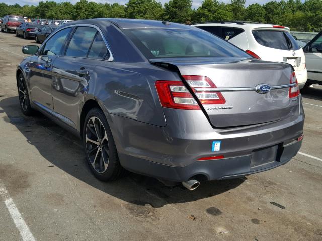 1FAHP2E8XEG110261 - 2014 FORD TAURUS SEL GRAY photo 3