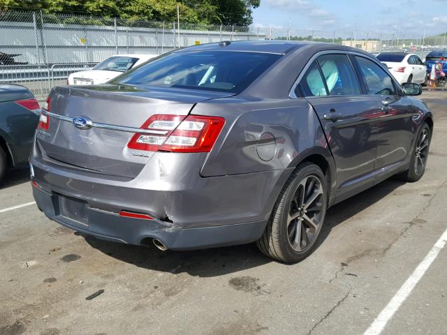 1FAHP2E8XEG110261 - 2014 FORD TAURUS SEL GRAY photo 4