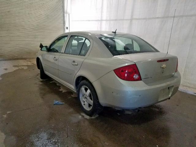 1G1AT58H297109642 - 2009 CHEVROLET COBALT LT SILVER photo 3