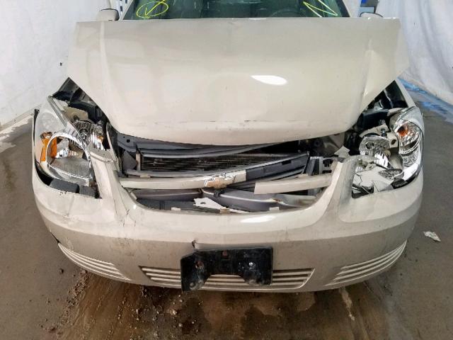 1G1AT58H297109642 - 2009 CHEVROLET COBALT LT SILVER photo 9