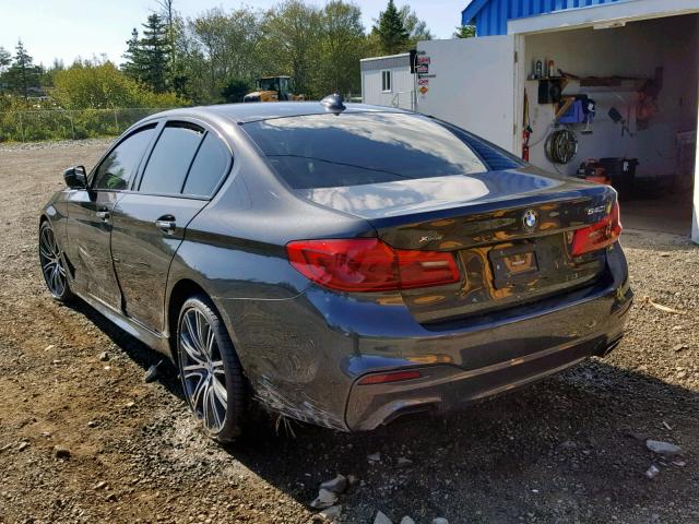 WBAJE7C51JG891458 - 2018 BMW 540 XI BROWN photo 3