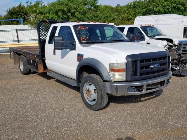 1FDAX56R18EC15044 - 2008 FORD F550 SUPER WHITE photo 1