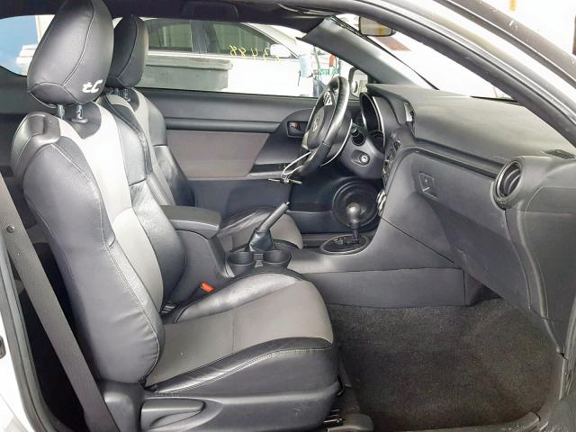 JTKJF5C71D3051383 - 2013 TOYOTA SCION TC ვერცხლისფერი ფოტო 5