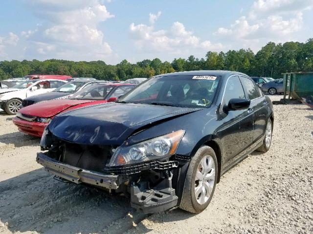 1HGCP2F88AA055777 - 2010 HONDA ACCORD EXL BLACK photo 2