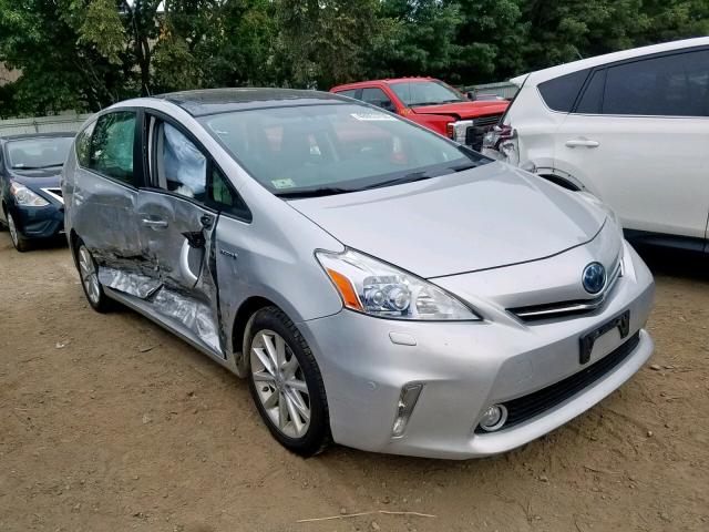 JTDZN3EU4C3181595 - 2012 TOYOTA PRIUS V SILVER photo 1