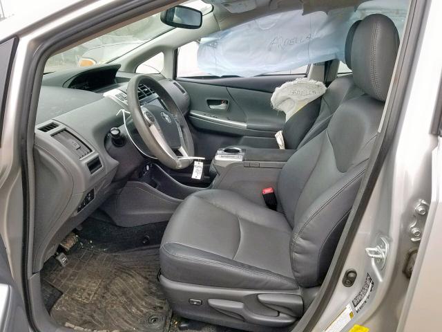 JTDZN3EU4C3181595 - 2012 TOYOTA PRIUS V SILVER photo 5