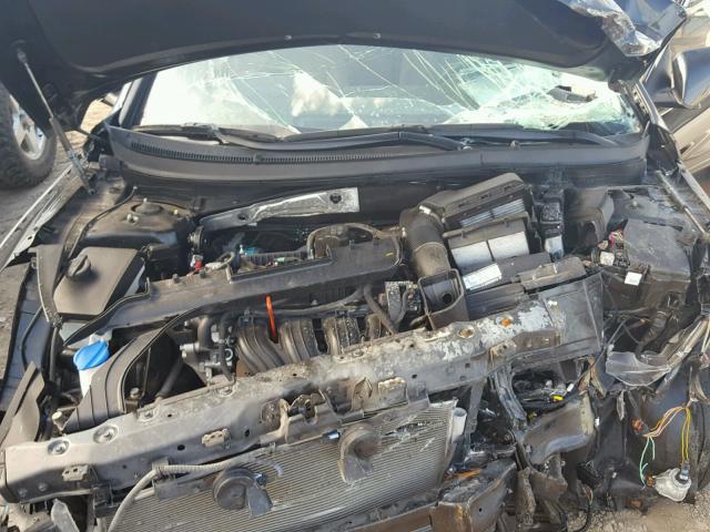 5NPE34AF6FH255027 - 2015 HYUNDAI SONATA SPO BLACK photo 7