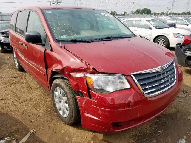 2A8HR44H28R779282 - 2008 CHRYSLER TOWN & COU RED photo 1