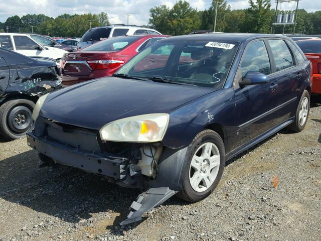 1G1ZT618X6F163954 - 2006 CHEVROLET MALIBU MAX ლურჯი ფოტო 2