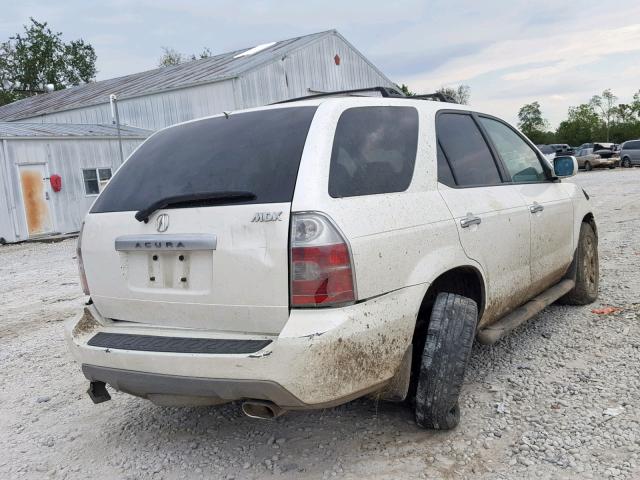 2HNYD18676H546993 - 2006 ACURA MDX TOURIN WHITE photo 4