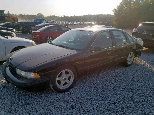 1G1BL52P4TR178204 - 1996 CHEVROLET CAPRICE BLACK photo 2