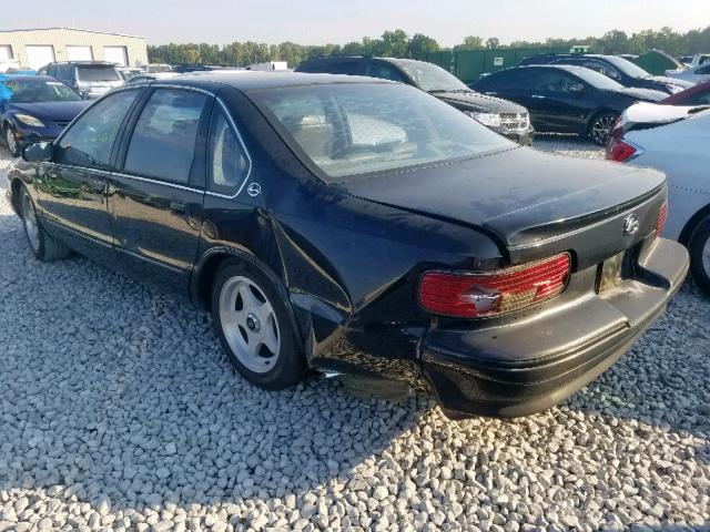 1G1BL52P4TR178204 - 1996 CHEVROLET CAPRICE BLACK photo 3