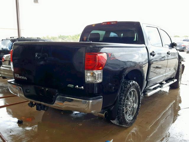 5TFDW5F18DX309340 - 2013 TOYOTA TUNDRA CRE BLACK photo 4