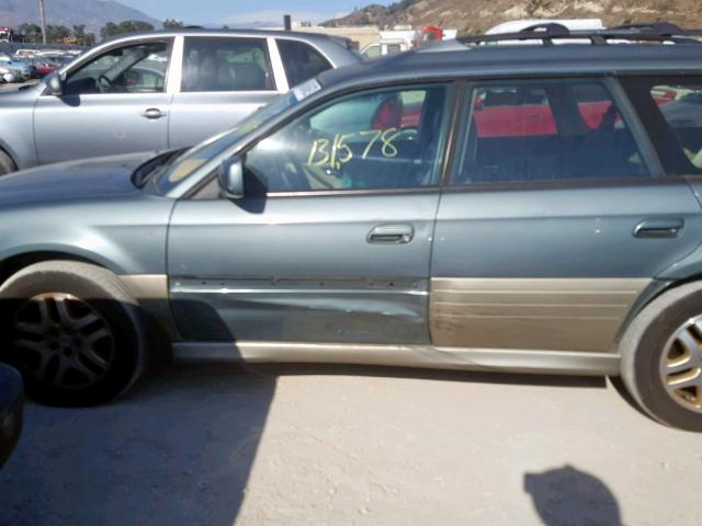 4S3BH686327648827 - 2002 SUBARU LEGACY OUT GREEN photo 9