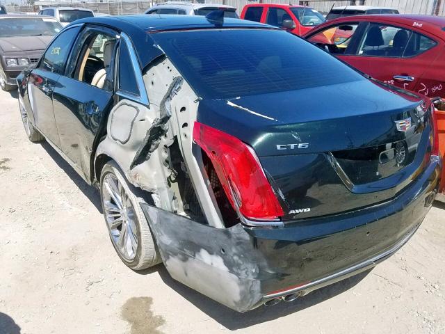 1G6KK5R60GU154592 - 2016 CADILLAC CT6 PLATIN GREEN photo 3