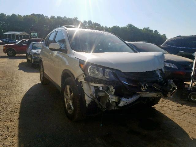 5J6RM3H73DL038156 - 2013 HONDA CR-V EXL WHITE photo 1