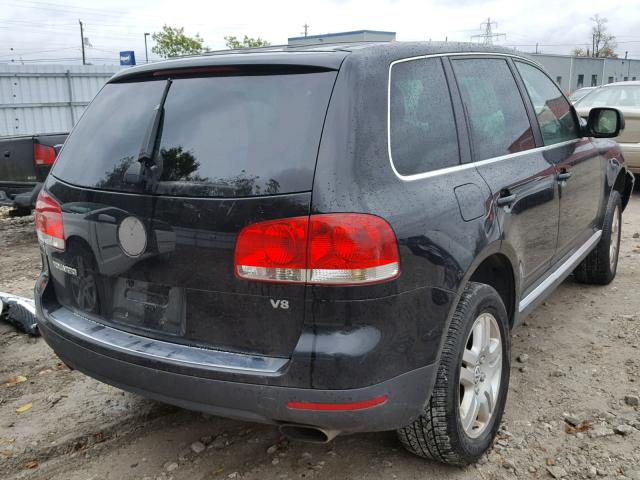 WVGCM67L25D061365 - 2005 VOLKSWAGEN TOUAREG 4. BLACK photo 4