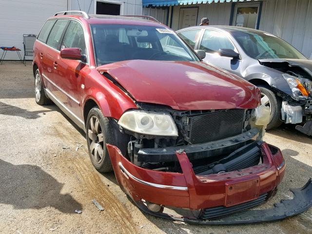 WVWYH63B82E370842 - 2002 VOLKSWAGEN PASSAT GLX MAROON photo 1