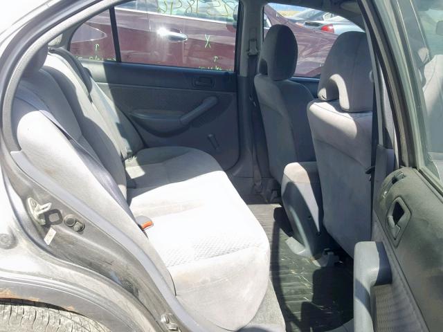 2HGES16395H004382 - 2005 HONDA CIVIC DX V GRAY photo 6