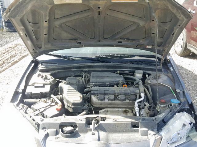 2HGES16395H004382 - 2005 HONDA CIVIC DX V GRAY photo 7