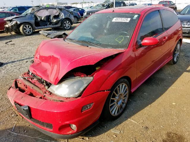 3FAHP39512R199731 - 2002 FORD FOCUS SVT RED photo 2