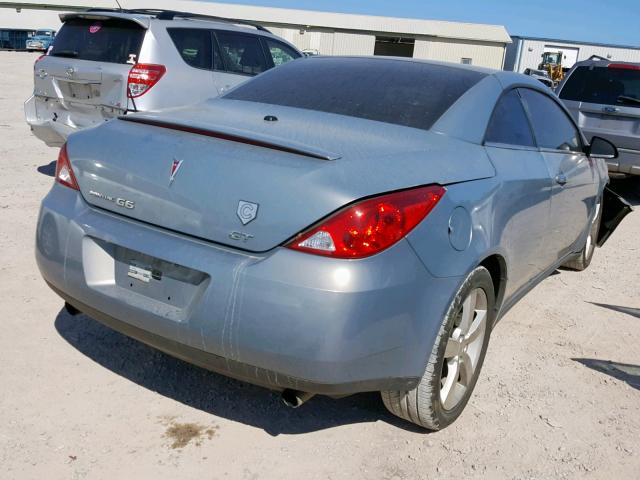 1G2ZH361374130413 - 2007 PONTIAC G6 GT BLUE photo 4