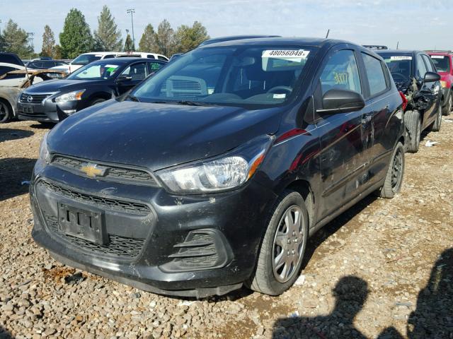 KL8CB6SA9GC607726 - 2016 CHEVROLET SPARK LS BLACK photo 2