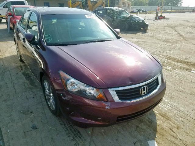 1HGCP2F8XCA138372 - 2012 HONDA ACCORD EXL MAROON photo 1