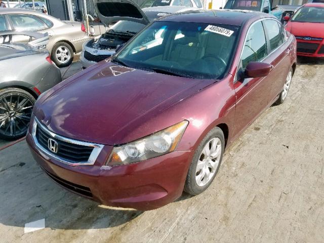 1HGCP2F8XCA138372 - 2012 HONDA ACCORD EXL MAROON photo 2