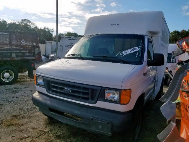 1FDXE45PX7DA08392 - 2007 FORD ECONOLINE WHITE photo 2