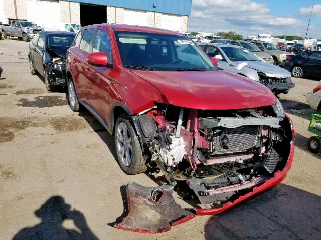 JA4AZ3A37FZ009961 - 2015 MITSUBISHI OUTLANDER RED photo 1