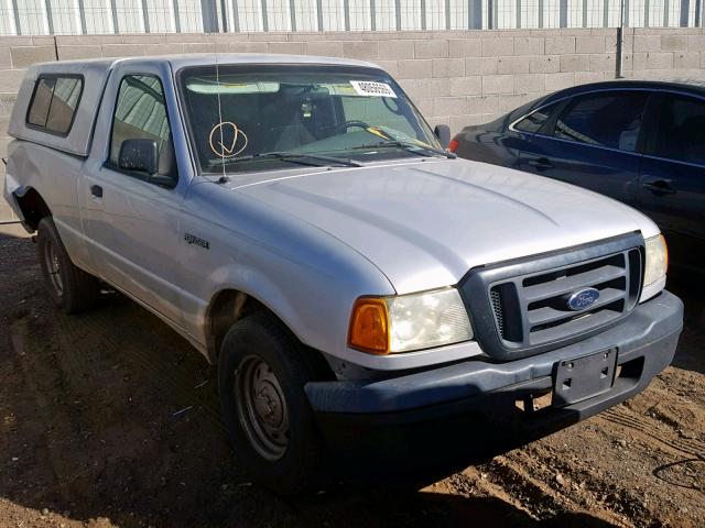 1FTYR10D35PA05337 - 2005 FORD RANGER SILVER photo 1