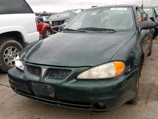 1G2NF52E73M602390 - 2003 PONTIAC GRAND AM S GREEN photo 2