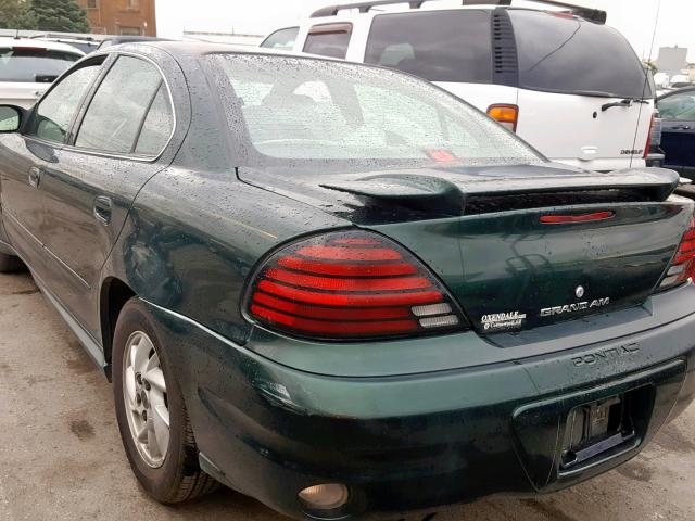 1G2NF52E73M602390 - 2003 PONTIAC GRAND AM S GREEN photo 3