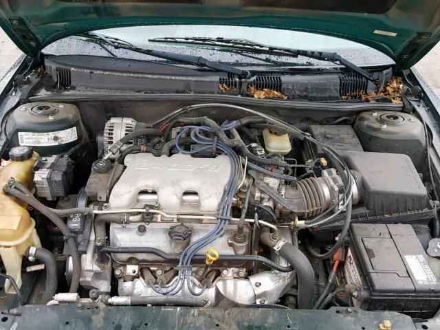 1G2NF52E73M602390 - 2003 PONTIAC GRAND AM S GREEN photo 7