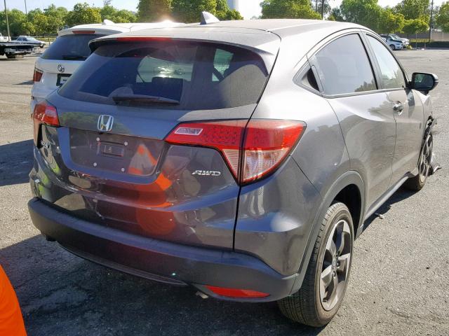 3CZRU6H59JG727692 - 2018 HONDA HR-V EX BLACK photo 4