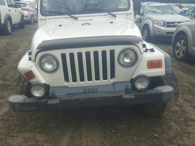 1J4FA49SX2P736032 - 2002 JEEP WRANGLER / WHITE photo 7