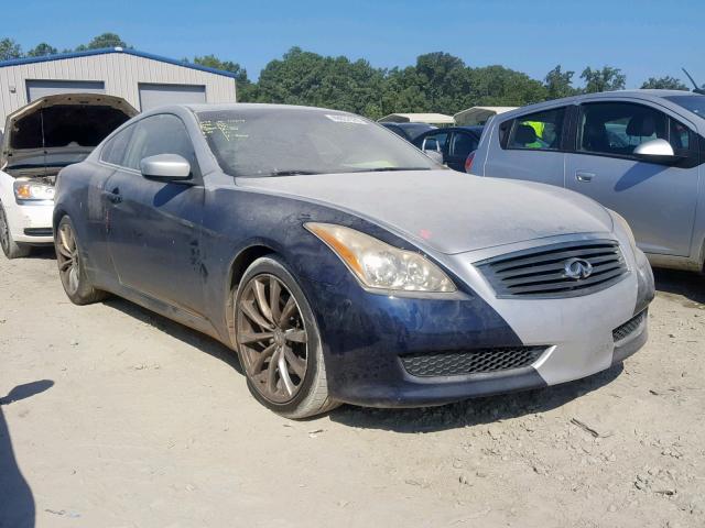 JNKCV64E88M118730 - 2008 INFINITI G37 BASE BLUE photo 1