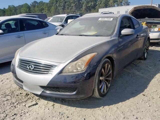 JNKCV64E88M118730 - 2008 INFINITI G37 BASE BLUE photo 2