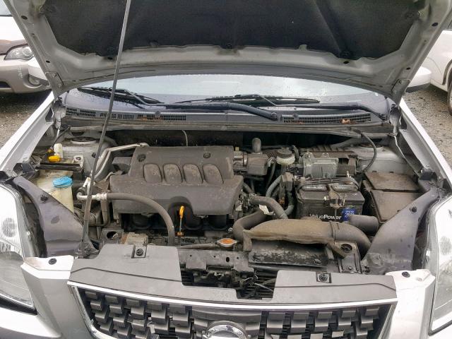 3N1AB61EX9L650372 - 2009 NISSAN SENTRA 2.0 SILVER photo 7