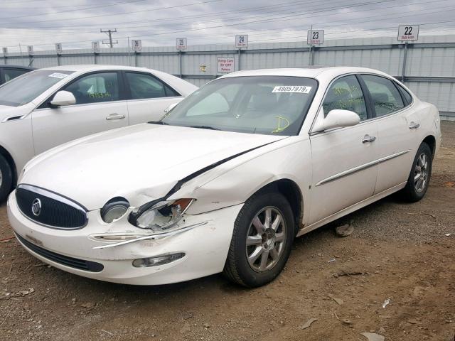 2G4WD582761263144 - 2006 BUICK LACROSSE C WHITE photo 2