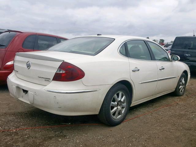 2G4WD582761263144 - 2006 BUICK LACROSSE C WHITE photo 4