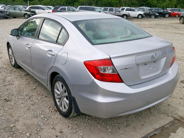 2HGFB2F99CH510130 - 2012 HONDA CIVIC EXL 银色 照片 3