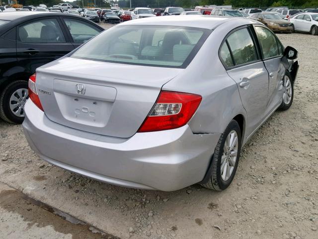 2HGFB2F99CH510130 - 2012 HONDA CIVIC EXL 银色 照片 4