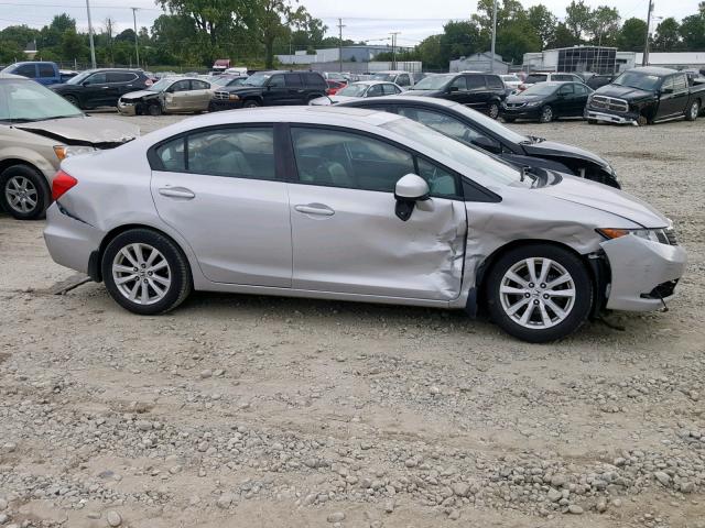 2HGFB2F99CH510130 - 2012 HONDA CIVIC EXL 银色 照片 9
